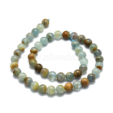Natural Blue Calcite Beads Strands(G-E576-09B)-2