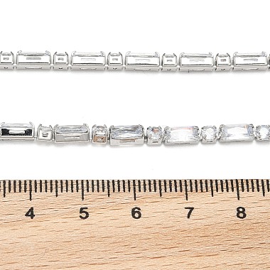 Messing-Pavé-Armbänder mit klaren Zirkonia(BJEW-YWC0002-02A)-3