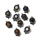 Natural & Synthetic Mixed Gemstone Pendants(G-A095-03AS)-1
