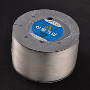 Korean Elastic Crystal Thread, Clear, 0.6mm, about 1093.61 yards(1000m)/roll(EW-M002-0.6mm-01)