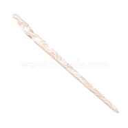 Cellulose Acetate(Resin) Hair Sticks, Twist Bar Shape, Bisque, 177x10x9.5mm(X-OHAR-C005-02E)