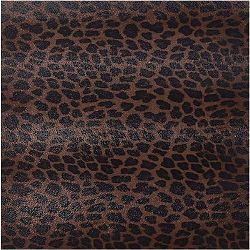 Fingerinspire PU Leather Self-adhesive Fabric Sheet, Rectangle, Leopard Pattern, for Making Hair Bows and Earrings, Camel, 30x20x0.1cm(DIY-FG0001-75)