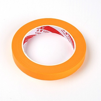 Washi Decorative Masking Tape, Orange, 15mm, 54.68 Yard(50m)/roll