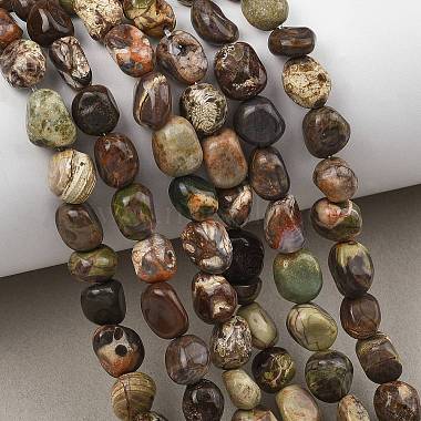 自然な花の瑪瑙ビーズストランド(GG-C286-A31)-1
