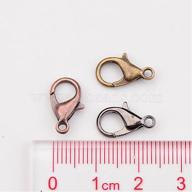 1 Box 240PCS 6 Colors Zinc Alloy Lobster Claw Clasps Jewelry Making Findings(PALLOY-X0012-B)-3