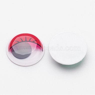Wiggle plastique yeux écarquillés boutons bricolage accessoires artisanat scrapbooking jouets avec étiquette emplâtre sur le dos(KY-S003B-15mm-M)-2