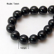 Chapelets de perles en pierre noire synthétique(X-G-G088-14mm)-1