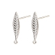 304 Stainless Steel Stud Earring Findings(STAS-Z199-03P-02)-1