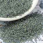MIYUKI Round Rocailles Beads, Japanese Seed Beads, 15/0, (RR3201) Magic Golden Olive Lined Crystal, 1.5mm, Hole: 0.7mm, about 5555pcs/10g(X-SEED-G009-RR3201)