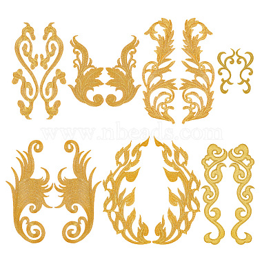 Gold Cloth Ornament Accessories