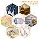 PandaHall Elite 10 Pcs 10 Colors Velvet Jewelry Pouches Bags(TP-PH0001-14)-3