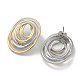 304 Stainless Steel Stud Earrings for Women(STAS-Z117-01GP)-4