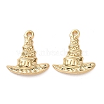 Alloy Pendants, Witch Hat Charms, Golden, 22.5x20x3mm, Hole: 1.8mm, about 513pcs/1000g(FIND-C094-11G)
