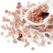 Natural Sunstone Chips Beads, No Hole, 3~9x3~5x1.5~3mm(X-G-M428-03B)