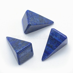 Natural Lapis Lazuli Beads, Cone, Undrilled/No Hole Beads, Dyed, 25x14x14.5mm(G-E490-D02)