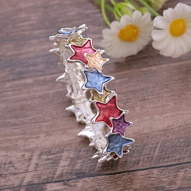 Colorful Star Alloy Bracelets