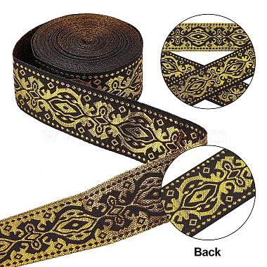 Ethnic Style Polyester Silk Grosgrain Ribbon(OCOR-GF0001-79B)-4