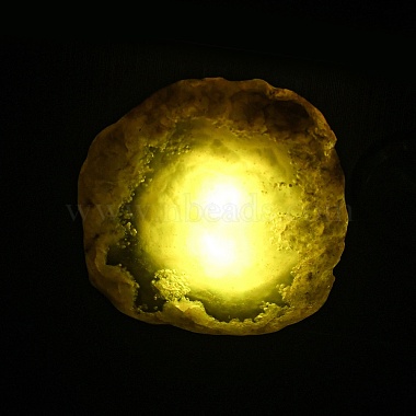 Dyed & Heatsd Natural Agate Slice USB Night Light Decoration(G-Q170-10F)-2