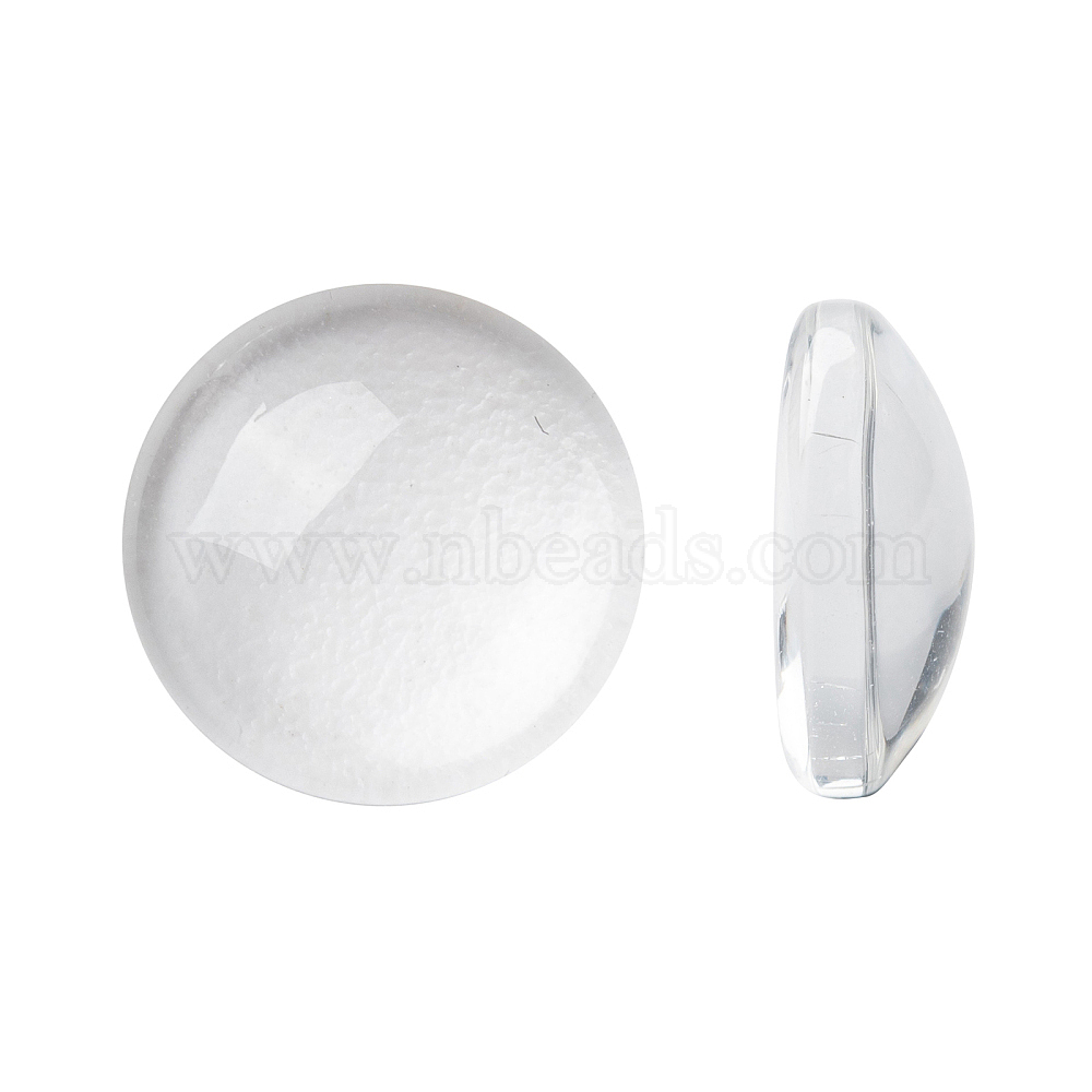 Round Glass Dome Seals Cabochon Clear Scrapbook Crafts Jewelry Making 8mm-35mm 