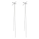 Alloy & Rhinestone Tassel Stud Earrings(WG71275-01)-5