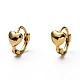 Brass Huggie Hoop Earrings(EJEW-H121-08G)-1