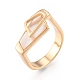 Natural Shell Trapezoid Open Cuff Ring(RJEW-N039-12LG)-3