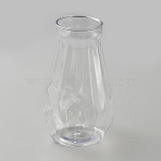 Glass Hydroponic Vase, Clear, 79x145mm, Inner Diameter: 49mm(AJEW-WH0696-378)