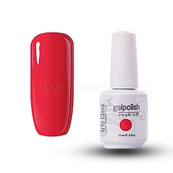 15ml Special Nail Gel, for Nail Art Stamping Print, Varnish Manicure Starter Kit, Red, Bottle: 34x80mm(MRMJ-P006-D144)