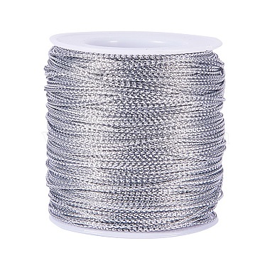 1.3mm Silver Plastic Thread & Cord