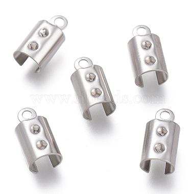 Stainless Steel Color 304 Stainless Steel Folding Crimp Ends