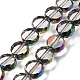 Electroplated Transparent Glass Beads Strands(GL-CBA98F0-06C-03)-1