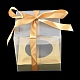 Transparent PET Cupcake Packing Boxes with Paper Base(PL-CBA0AB9-01B)-1