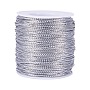 1.3mm Silver Plastic Thread & Cord(MCOR-S002-02A)