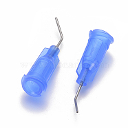 Plastic Fluid Precision Blunt Needle Dispense Tips, Cornflower Blue, 26.5~29.5x7.5mm, Pin: 0.7mm(TOOL-WH0080-04F)