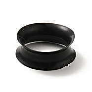 Silicone Ear Plugs Gauges, Tunnel Ear Expander for Men Women, Black, 9x24mm, Pin: 20mm(EJEW-G319-01K)