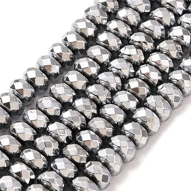 8mm Abacus Non-magnetic Hematite Beads