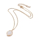Faceted Opalite Wire Wrapped Pendant Necklaces(NJEW-JN03080-01)-2