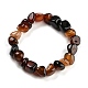 Dyed & Heated Natural Agate Nugget Beaded Stretch Bracelets(BJEW-H238-01E)-1