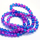 Baking Painted Transparent Crackle Glass Round Bead Strands(DGLA-Q018-8mm-49)-3