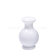 Dollhouse Accessories, Simulation Mini ABS Vase Model, White, 15x23mm(PW-WG42006-08)