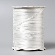 Double Face Satin Ribbon, Polyester Ribbon, WhiteSmoke, 1/8 inch(3mm) wide, about 880yards/roll(804.672m/roll)(RC3mmY042)
