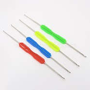 Stainless Steel Bearded Needles, Two Sides, Mixed Color, 160x10x4mm, Pin:1mm and 1.5mm(TOOL-R016)