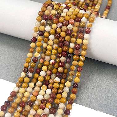 Natural Mookaite Beads Strands(G-M438-A05-01)-2