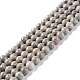 Natural Silver Line Jasper Beads Strands(G-P451-03B-A)-1