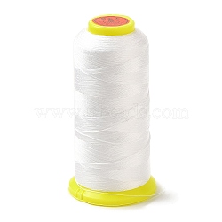 Nylon Sewing Thread, White, 0.2mm, about 800m/roll(NWIR-Q005B-44)