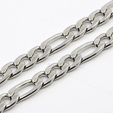 Figaro Chain Necklace for Men(NJEW-F027-03-7mm)-2