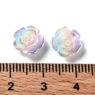 Tricolor Opaque Resin Cabochons(CRES-P029-C02)-3
