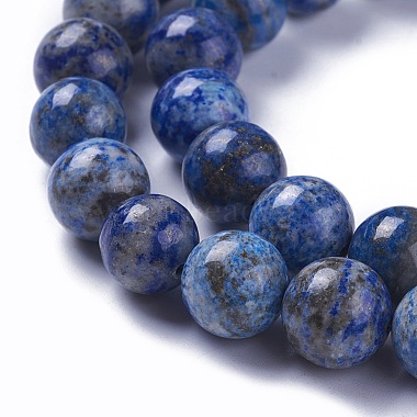 Natural Lapis Lazuli Beads Strands(G-E483-17-10mm)-4
