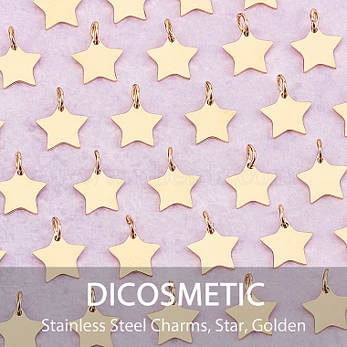 DICOSMETIC 40Pcs 304 Stainless Steel Charms(STAS-DC0006-81)-4