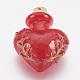 Handmade Lampwork Perfume Bottle Pendants(LAMP-I018-B03)-1